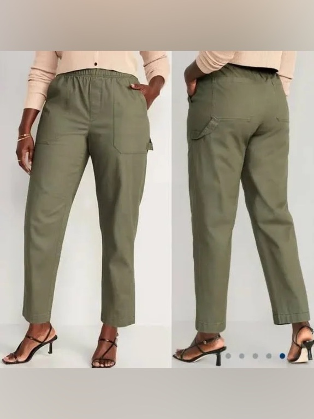 Old Navy Women's High-Waisted Pulla Utility Pants